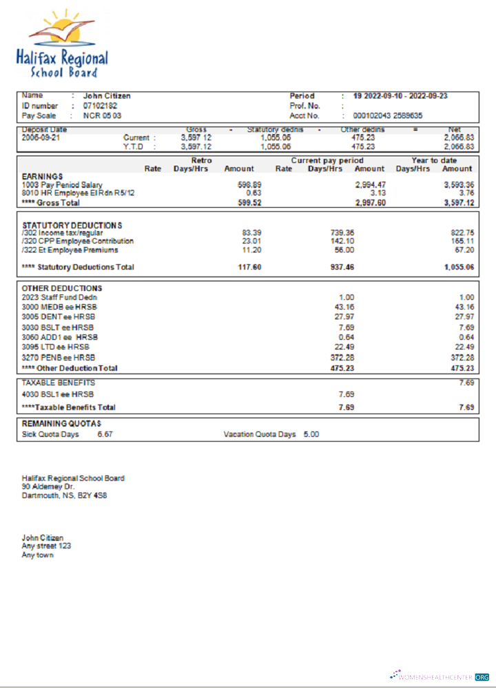 Download USA educational earning statement template Photoshop template